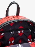 Loungefly Marvel Spider-Man Quilted Mask Mini Backpack - BoxLunch Exclusive