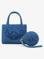 Loungefly Disney Lilo & Stitch Denim Stitch Crossbody Bag - BoxLunch Exclusive