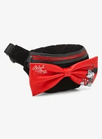 Loungefly Disney Minnie Mouse Bow Velvet Quilted Belt Bag - BoxLunch Exclusive