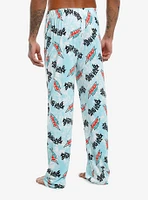 Mountain Dew Baja Blast Allover Print Pajama Pants