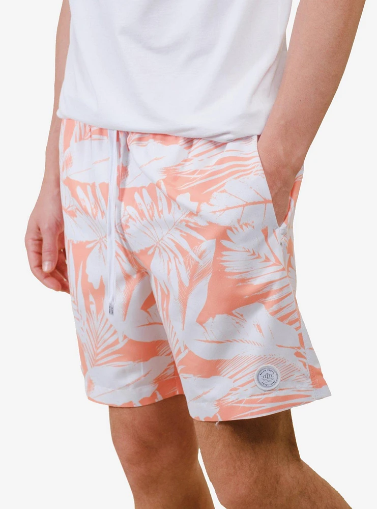 Tropical Contrast Swim Trunk