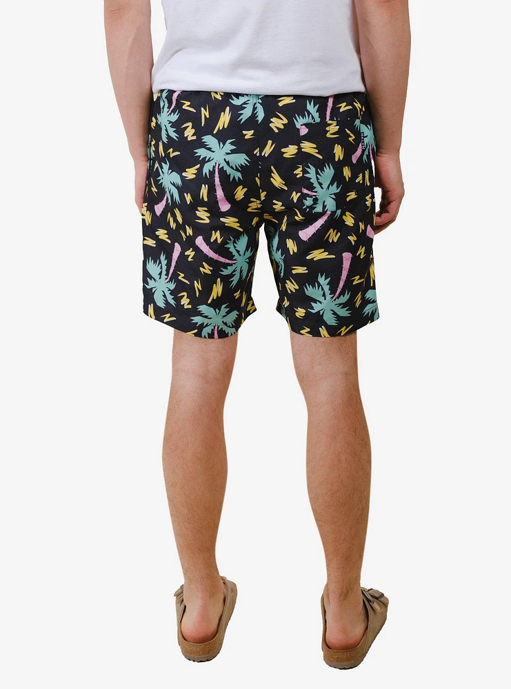 Retro Palms Swim Trunk