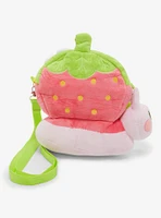 Strawberry Snail Plush Crossbody Bag