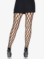 Rhinestone Jumbo Pothole Net Tights