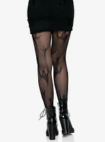 Spooky Ghost Fishnet Tights