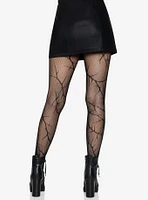 Cracked Fishnet Tights