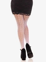 Sweetheart Keyhole Mini Bow Tights