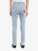 Peanuts Snoopy & Woodstock Mom Jeans