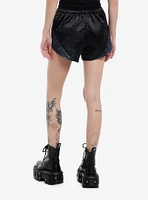 Gothic Cross & Roses Girls Boxing Shorts