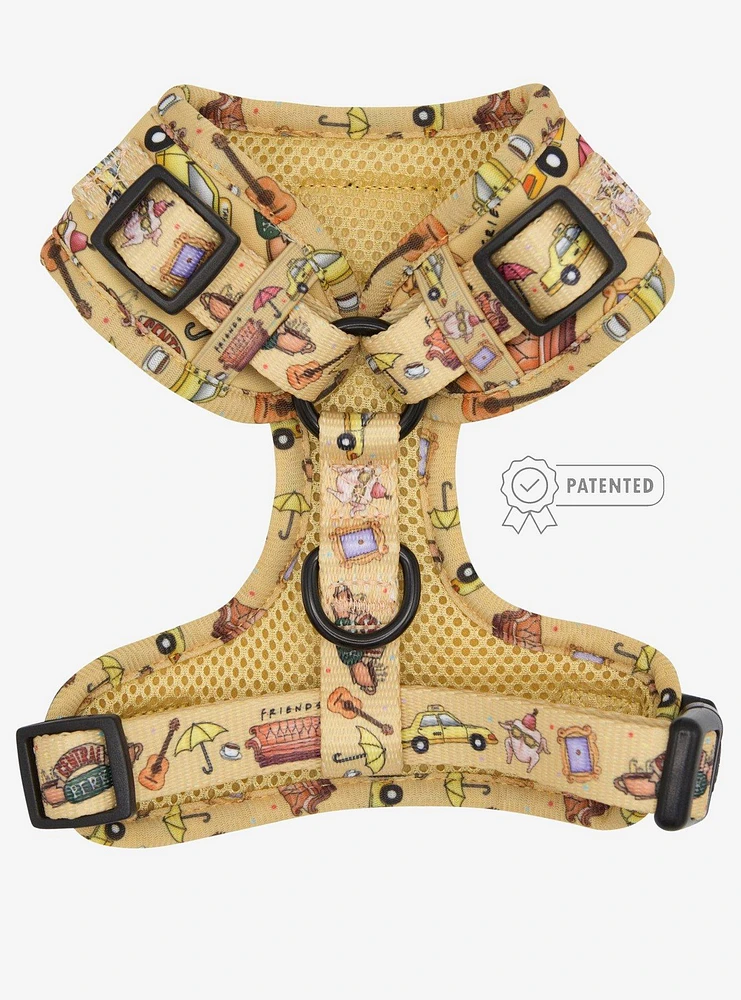 Friends x Sassy Woof Adjustable Dog Harness