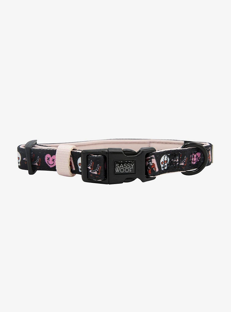 DC Comics Harley Quinn x Sassy Woof Dog Collar