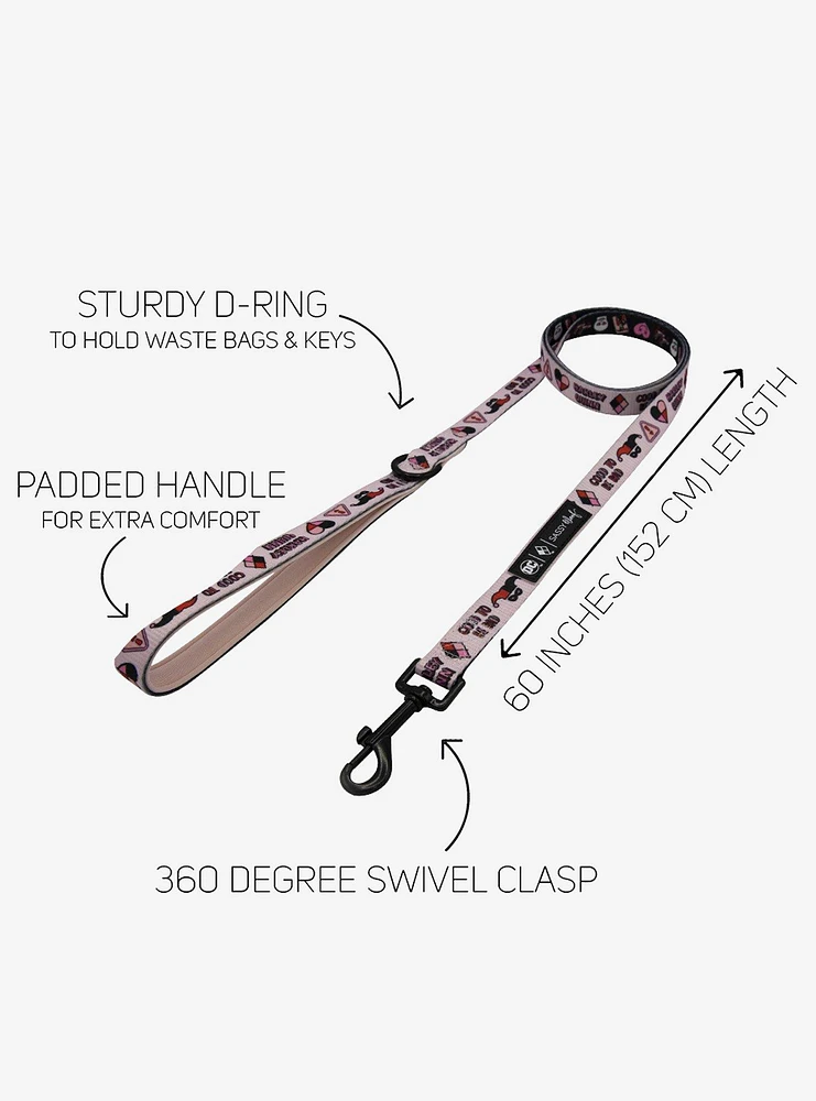 DC Comics Harley Quinn x Sassy Woof Dog Leash