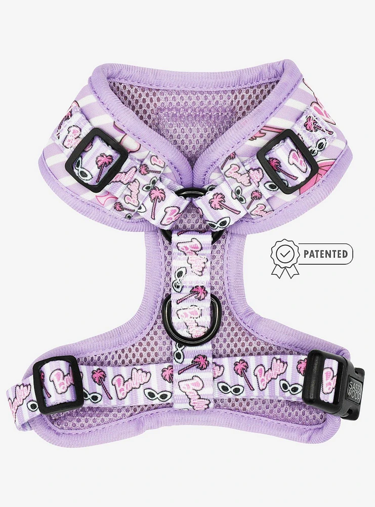 Barbie x Sassy Woof Closet Goals Adjustable Dog Harness