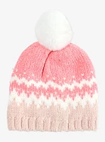 Wicked Glinda Pink Pom Beanie