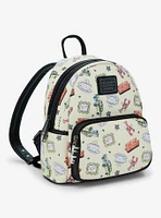 Loungefly Friends Icons Allover Print Mini Backpack