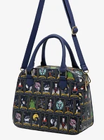 Loungefly Disney The Nightmare Before Christmas Character Tarot Cards Allover Print Handbag