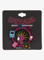 Marvel Spider-Man: Across the Spider-Verse Spider-Punk Icons Spinning Enamel Pin - BoxLunch Exclusive