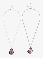 Terrifier Art The Clown Best Friend Necklace Set