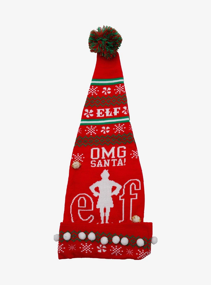 Elf OMG Santa Fair Isle Santa Hat