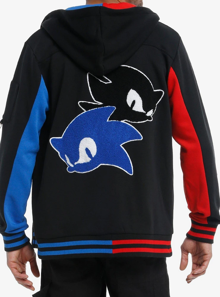 Sonic The Hedgehog & Shadow Split Hoodie