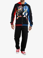 Sonic The Hedgehog & Shadow Split Hoodie