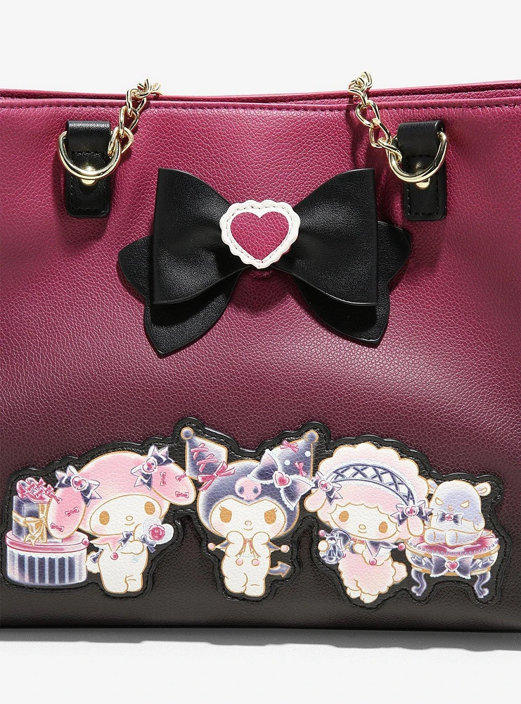 Her Universe Kuromi My Melody & My Sweet Piano Bow Shoulder Bag