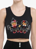 Social Collision Goth Gingerbread Girls Knit Tank Top & Cardigan Set