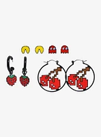 Pac-Man Characters & Fruit Earring Set