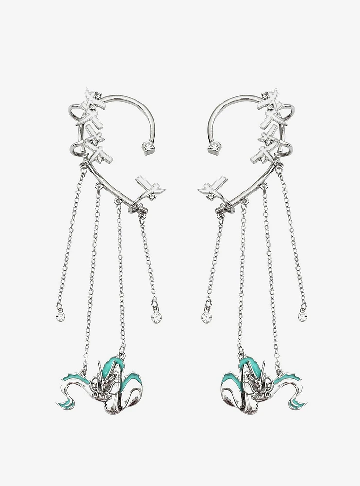 Studio Ghibli® Spirited Away Haku Charm Ear Cuff Set