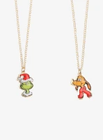 Dr. Seuss How The Grinch Stole Christmas Grinch & Max Best Friend Necklace Set