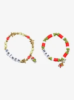 Dr. Seuss How The Grinch Stole Christmas! Best Friend Bead Bracelet Set