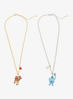 Rudolph The Red-Nosed Reindeer Rudolph & Bumble Best Friend Necklace Set