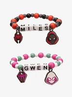 Marvel Spider-Man Miles & Gwen Best Friend Bracelet Set