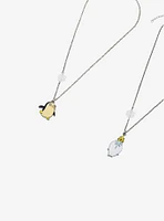 Adventure Time Ice King & Gunter Best Friend Necklace Set