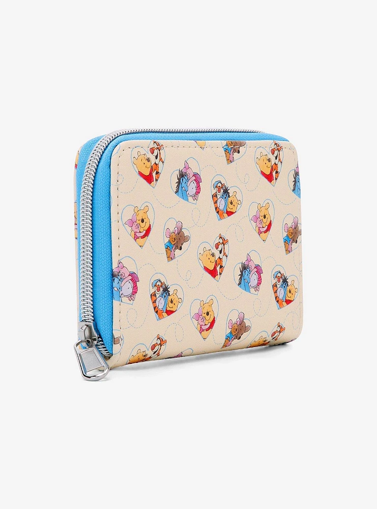 Loungefly Disney Winnie The Pooh Hugs Mini Zipper Wallet