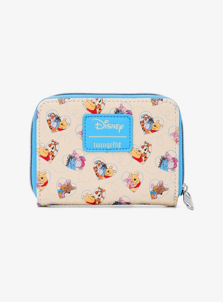 Loungefly Disney Winnie The Pooh Hugs Mini Zipper Wallet