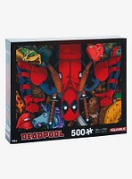 Marvel Deadpool Collage 500-Piece Puzzle