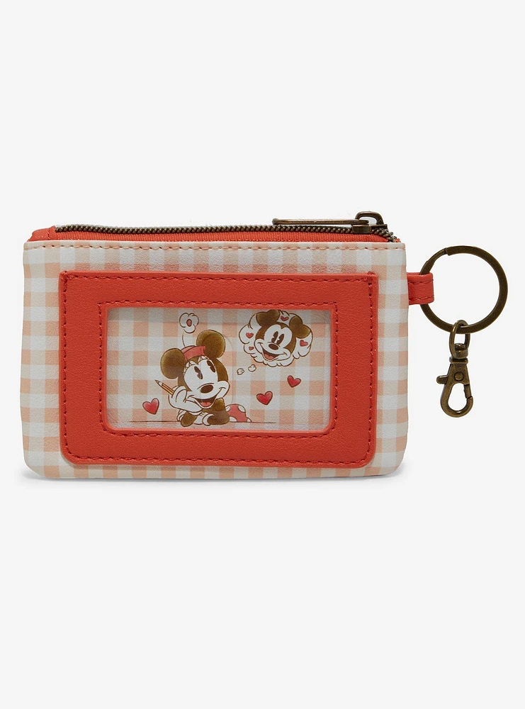 Loungefly Disney Minnie Mouse Loves Mickey Mouse Letter Cardholder