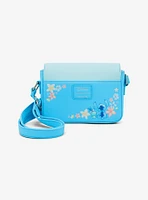 Loungefly Disney Stitch & Scrump Flowers Crossbody Bag