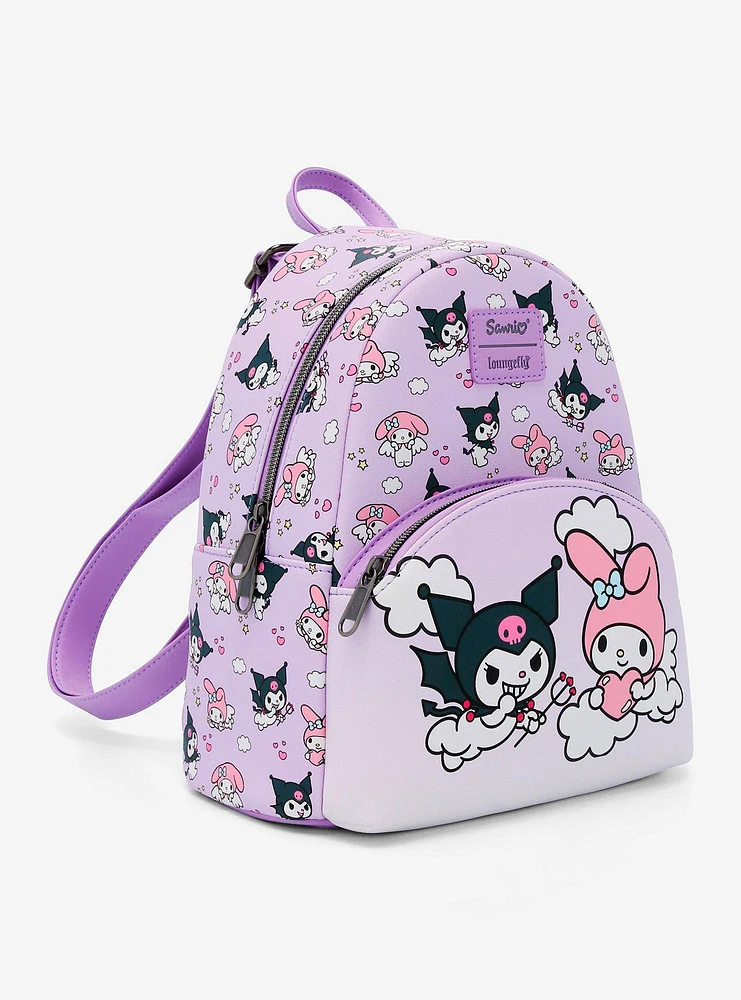 Loungefly Kuromi & My Melody Angel & Devil Mini Backpack