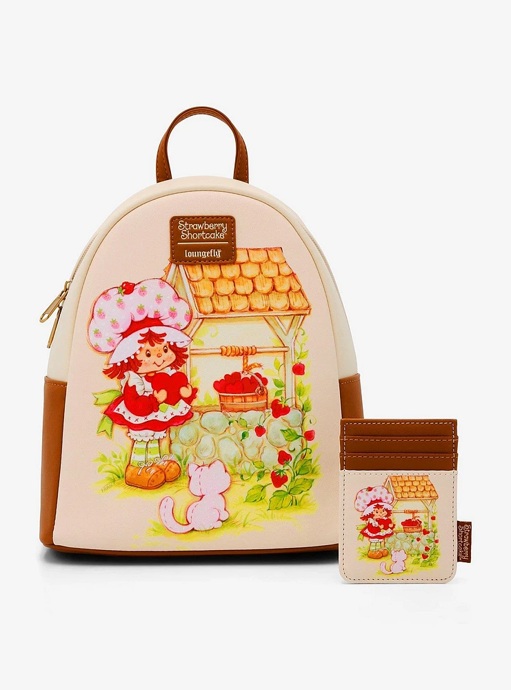 Loungefly Strawberry Shortcake Wishing Well Mini Backpack