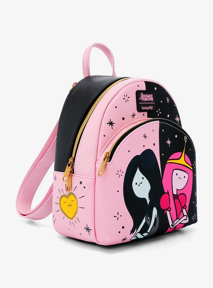 Loungefly Adventure Time Princess Bubblegum & Marceline Split Mini Backpack