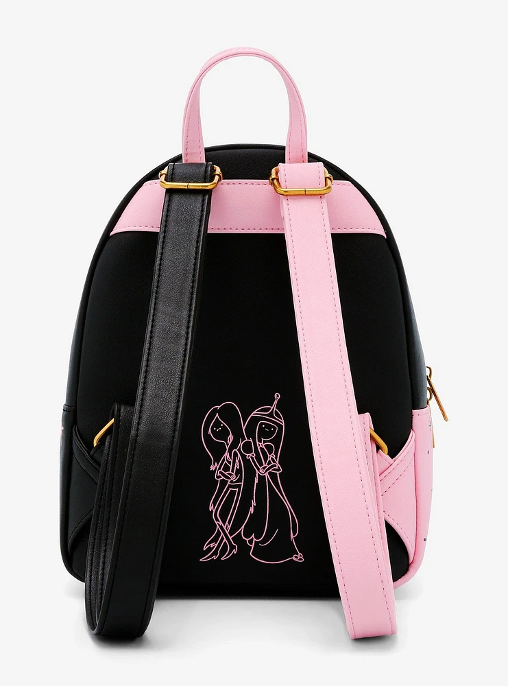 Loungefly Adventure Time Princess Bubblegum & Marceline Split Mini Backpack