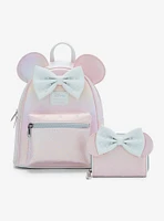 Loungefly Disney Minnie Mouse Pink Pearl Mini Zipper Wallet