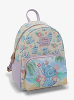 Loungefly Disney Stitch & Ducks Beach Mini Backpack