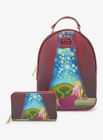 Loungefly Disney Tangled Rapunzel Tower Illustrated Lantern Mini Backpack