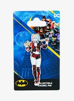 DC Comics Batman Harley Quinn with Bat Enamel Pin