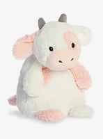 Aurora Huggle Pals Serene Strawberry Cow 12 Inch Weighted Plush