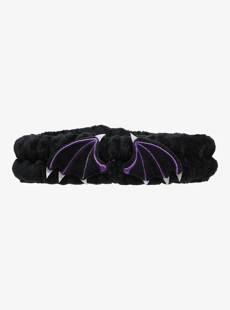 Black Bat Wing Spa Headband