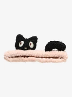 Cat Face & Tail Plush Spa Headband